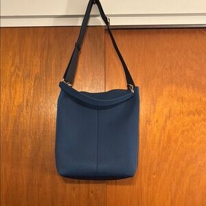 Rothy’s The Bucket Bag in Deep Sapphire